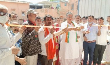 भीनमाल राजकीय अस्पताल के PSA ऑक्सीजन प्लांट का सांसद पटेल ने किया उद्घाटन