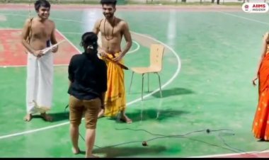 रामायण के किरदार ऊपर भद्दा मजाक AIIMS एआईआईएमएस में सोशल मीडिया पर वीडियो के वायरल होने से हंगामा हो गया गिरफ्तारी की मांग