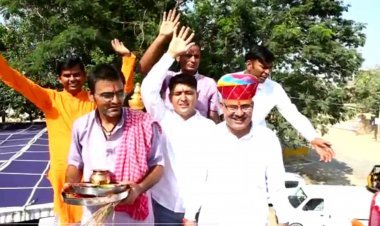 पुलिस थाने में मां जयकारों के साथ हुई चामुंडा माता मंदिर की प्राण प्रतिष्ठा