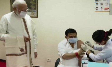 100 करोड़ टीके का लक्ष्य पूरा करना मजबूत राजनीतिक नेतृत्व एवं स्वास्थ्य वर्कर्स के प्रयासों का नतीजा