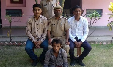 भीनमाल पुलिस की कार्रवाई  55 लीटर अवैध हथकडी शराब के साथ एक आरोपी गिरफ्तार 
