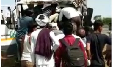 पिंडवाड़ा फोरलेन पर भयानक सडक हादसा