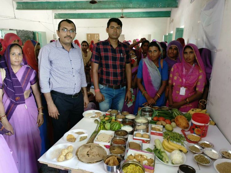 राष्टीय पोषण माह के समापन पर कार्यशाला का आयोजन हरी झंडी दिखाकर अम्मा कार्यक्रम का शुभारंभ..!!