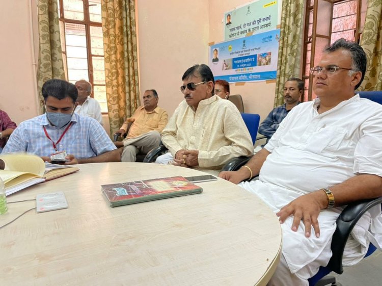 भीनमाल राजकीय अस्पताल के PSA ऑक्सीजन प्लांट का सांसद पटेल ने किया उद्घाटन