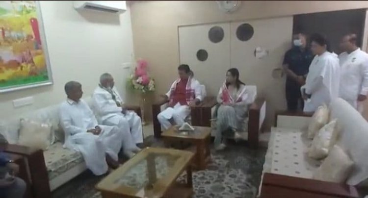  त्रिपुरा के मुख्यमंत्री विपल्व कुमार देव पहुंचे सिरोही व आबूरोड,जोधपुर से सडक रास्ते से पहुंचे सिरोही व आबूरोड 