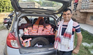 दिव्यांग सेवा संस्था' ने जरूरतमंद बच्चों के साथ दीपावली की खुशियां बांटी।