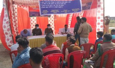 वाहन चालकों का नि:शुल्क नेत्र/स्वास्थ्य परीक्षण शिविर का किया गया आयोजन