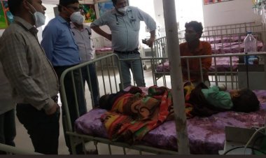 जिला कलेक्टर भगवती प्रसाद ने फील्ड में दिखाई तत्परता !