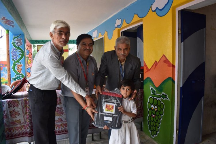 पिंडवाड़ा क्षेत्र की सामाजिक सरोकार और जरूरतमंद बच्चों को अच्छी शिक्षा में सहयोग हेतु फिर आगे आयी अल्ट्राटेक नाथद्वारा सीमेंट कंपनी
