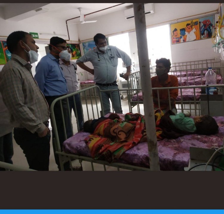 जिला कलेक्टर भगवती प्रसाद ने फील्ड में दिखाई तत्परता !