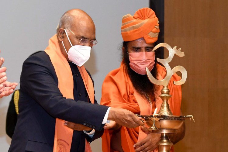 राष्ट्रपति ने पतंजलि विश्वविद्यालय के प्रथम दीक्षांत समारोह में भाग लिया प्रविष्टि तिथि