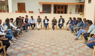 राजस्थान सरकार के खिलाफ जन आक्रोश रैली की तैयारियों को लेकर विधायक आक्या ने ली बैठक