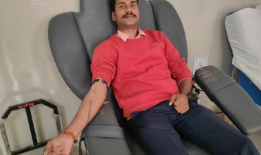 खाकी वर्दी ने रक्तदान कर बचाई 7 दिन की मासूम की जिंदगी