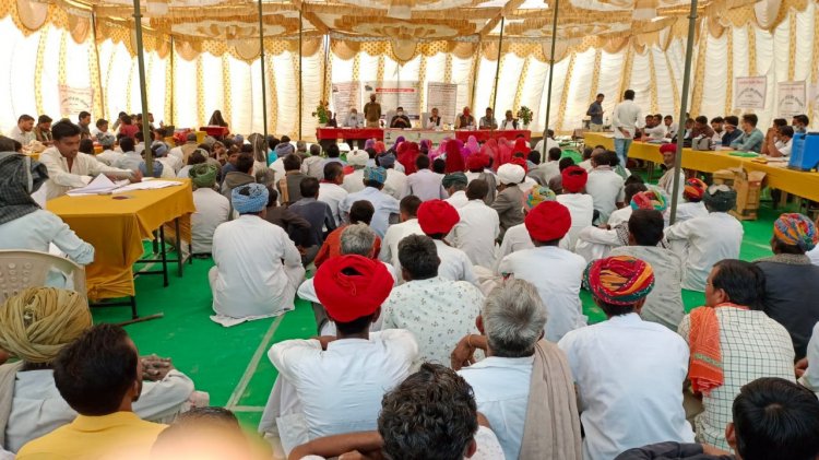 शिविर का निरीक्षण