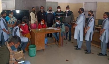 मदर टेरेसा पब्लिकसी सी.सै . विद्यालय बालोतरा कोविड टीकाकरण अभियान