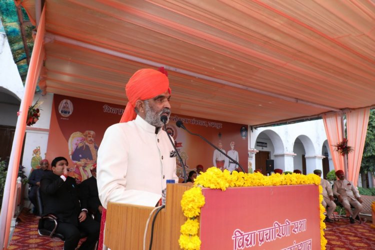 महाराणा भूपाल सिंह जी आधुनिकीकरण के प्रस्तोता और शिक्षा के प्रति दूरगामी सोच को रखने वाले महामना थे - कंवराणी महिमा कुमारी जी मेवाड़  ;विद्या प्रचारिणी सभा भूपाल नोबल्स संस्थान का शताब्दी स्थापना वर्ष  ( महोत्सव का भव्य शुभारंभ)