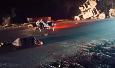 ट्रैक्टर की चपेट में आकर बाइक सवार दो जख्मी