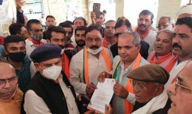 संघर्षों से फौलाद बने हौसले को तानाशाह और हुक्मरानों की लाठिया नहीं तोड़ सकती  - भाजपा जिला अध्यक्ष श्रवण सिंह राव बोरली