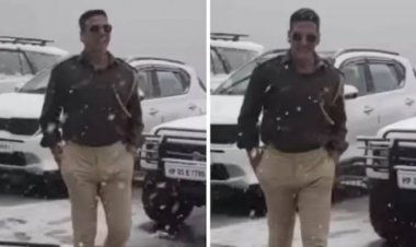 बर्फबारी के बीच मसूरी पहुंचे अक्षय कुमार का सपना हुआ पूरा, उत्तराखंड पर्यटन विभाग ने जारी किया वीडियो