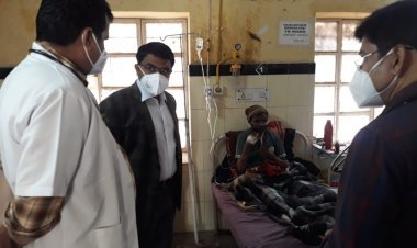 जिला कलक्टर डाॅ.भंवर लाल ने राजकीय अस्पताल का किया औचक निरीक्षण