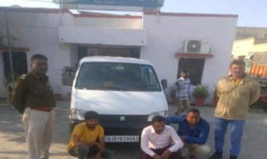 लगातार अवैध शराब तस्करों पर पुलिस कर रही कार्यवाही, आबूरोड रिको पुलिस के हाथ लगी बड़ी सफलता।