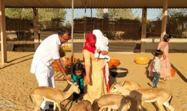 बेटी के जन्म दिन पर मूक बाधिर कारणों को खिलाएं चने।