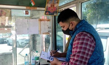 माउंटआबू टोल नाके पर गड़बड़झाला,बिना टिकट के मिले कई वाहन। 