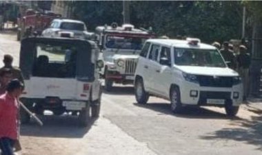 अवैध खनन को लेकर दो समुदायों में तनाव पुलिस तैनात