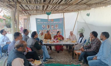 उदयपुर के संयुक्त तत्वावधान में आजोजित सात दिवसीय जनजातीय हस्तकला शिविर