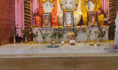 बेलूर मठ के उपाध्यक्ष स्वामी गौतमानंद जी महाराज द्वारा रामकृष्ण सेवा समिति द्वारा प्रार्थना सभाभवन मंदिर का उद्घाटन। सर्वधर्म समभाव ही रामकृष्ण परमहंस का मुख्य संदेश