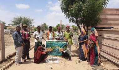 घर-घर संस्थागत वन लगाकर बङे हरित बदलाव लाना ही पारिवारिक वानिकी का मूल उद्देश्य* - पर्यावरण चेतना यात्रा से लोगों कर रहें प्रेरित 