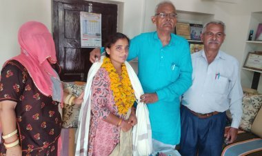 नवचयनित प्रतिभा का पुरस्कृत शिक्षक फोरम ने किया सम्मान*