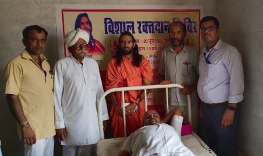 बाड़मेर : गरल गांव में सुमित्रा सेवा संस्थान जोधपुर भरत को फाउंडेशन जिला शाखा बाड़मेर के संयुक्त तत्वाधान में रक्तदान शिविर का आयोजन हुआ