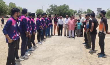 *रावणा राजपूत समाज क्रिकेट प्रतियोगिता का शुभारंभ*