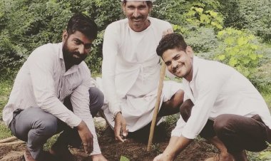 ग्राम पंचायत केर मे वर्क्षारोपण कर अपनी जिम्मेदारी को निभाया, बीजेपी युवा नेता माधुराम देवासी ने दिया वृक्ष बचाओ का संकेत