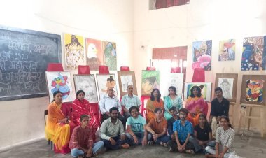 भूपाल नोबल्स संस्थान में गणेश चतुर्थी का चित्रप्रदर्शनी द्वारा आयोजन