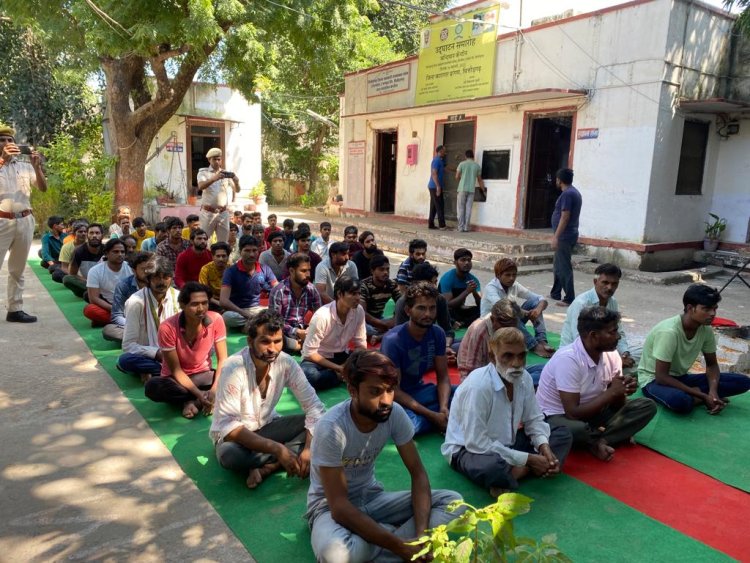 चितौडगढ समाज कल्याण सप्ताह समारोह-2022 के अन्तर्गत 3 अक्टूबर पर जिला कारागृह में अपराधी सुधार दिवस के रूप कार्यक्रम का आयोजन किया गया ।