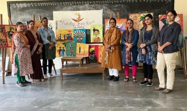 बीएन विश्वविद्यालय में जनजातीय गौरव दिवस  का आयोजन और चित्र प्रदर्शनी 