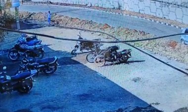 जाडन एसबीआई बैंक में दिनदहाड़े लूट पाली 