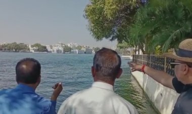 G 20 शेरेपा सम्मेलन को लेकर उदयपुर कलेक्टर ताराचंद मीणा  ने किया शहर का दौरा