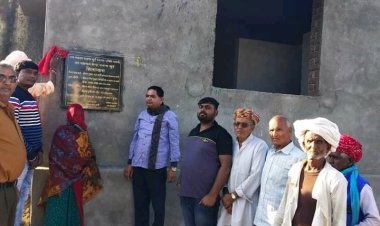 पलाना खुर्द में टँकी व पाइपलाइन कार्य का प्रधान पुष्कर लाल ने उद्घाटन किया