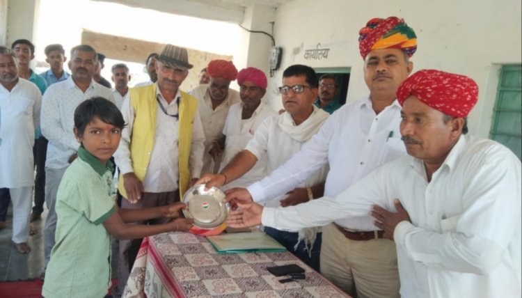 राजस्थान रामसर ग्राम पंचायत मैं खेलकूद प्रतियोगिता में बेनीवाल रहे द्वितीय