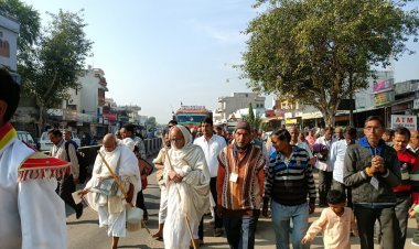 उदयपुर मावली मैं जैन मुनि का भव्य स्वागत