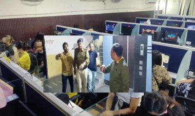 इंदौर आर्बिट मॉल में लड़कों को फसाने वाला कॉल सेंटर पकड़ा हांगकांग से जुड़े तार।