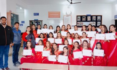 ब्यूटी पार्लर प्रक्षिक्षण का समापन। ICICI RSETI