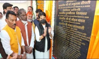 केंद्रीय  नागरिक उड्डयन मंत्री ज्योतिरादित्य सिंधिया ने  सांवेर में किया 49 करोड़ के  कामों का लोकार्पण एवं  5 करोड़ के लागत से   बने सिविल अस्पताल का  लोकार्पण किया