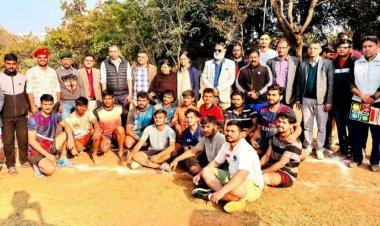 भूपाल नोबल्स संस्थान में खेल महाकुम्भ  में कबड्डी और ठा. गुमान सिंह स्मृति क्रिकेट प्रतियोगिता का शुभारम्भ  