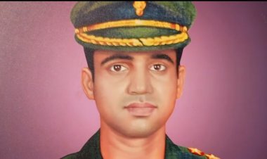 शहीद प्रतीक पूर्ण तांबेकर सेतु पर आज शहीद कैप्टन प्रतीक के नाम का जेंट्री गेट का लोकार्पण