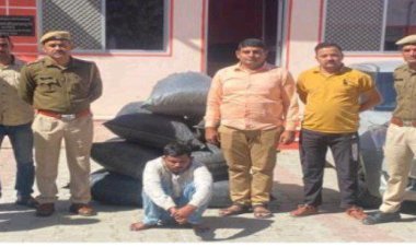 डोडा चूरा का अवैध धंधा करने वाले लोगों को पुलिस ने लिया हिरासत में , जब्त किया सामान