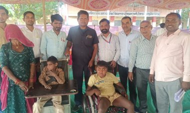 मेडिकल कम फंक्शनल असेसमेंट कैम्प शिविर का हुआ आयोजन